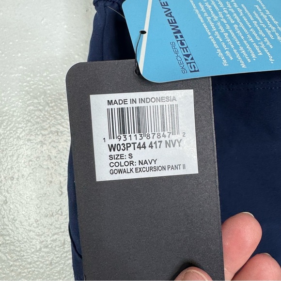 Skechers NWT GOwalk Excursion Pant II in Navy Size Small - Picture 5 of 6